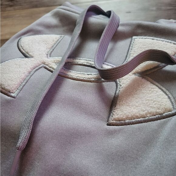 Under Armour nwt hoodie sweatshirt size med gray and white - Picture 11 of 12